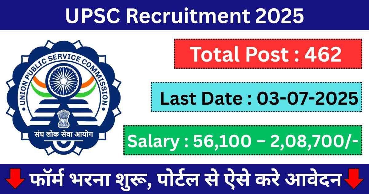 UPSC Assistant Editor, Assistant Chemist and More Posts Recruitment 2025