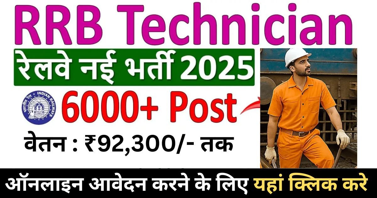 RRB Technician Recruitment 2025